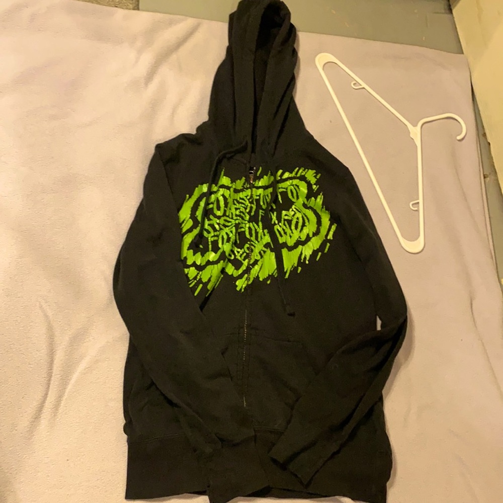 Fox zip up hoodie